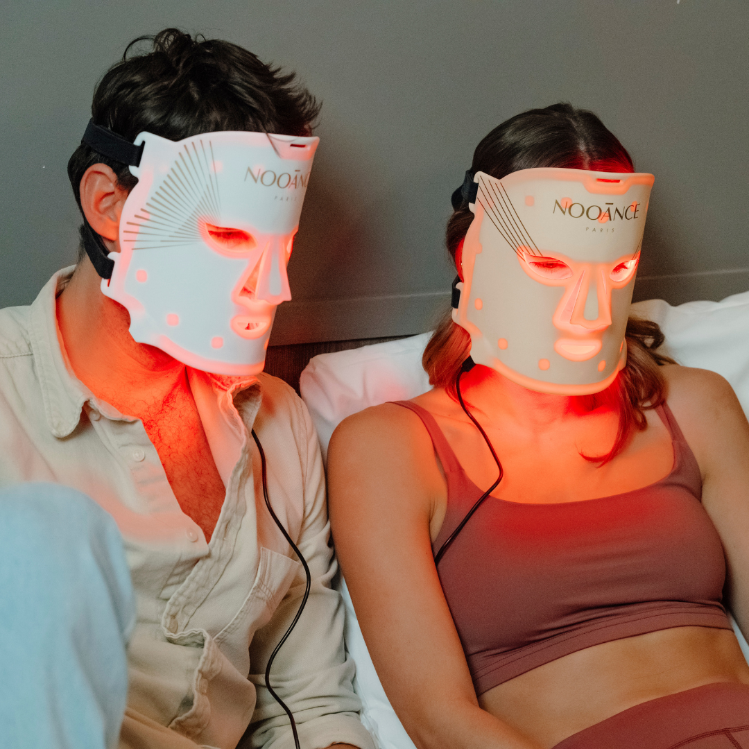 Masque led de visage de luminothérapie pour le masque facial led de  thérapie de photon, peau coréenne